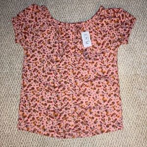 Childrens Place girls flower shirt